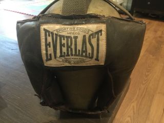 Vintage Antique Everlast Boxing Head Gear