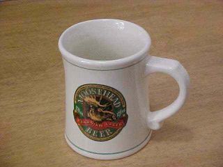 1981 Moosehead Beer Franklin Porcelain Official Tankards of The World ' s Brewerie 3