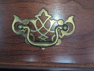 Vintage Brass Dresser Drawer Pulls,  8 Handles Brass,  Cabinets