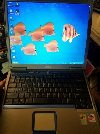Vintage Dell Inspiron 600m Laptop Windows Xp Operating System See Detail