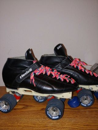 Vintage Riedell Usa Roller Skates Size 10 Red Wing,  Mn,  Usa