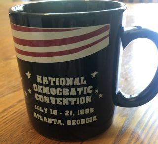 Rare 1988 Democratic National Convention Atlanta Coffee Mug Dnc Memorabilia