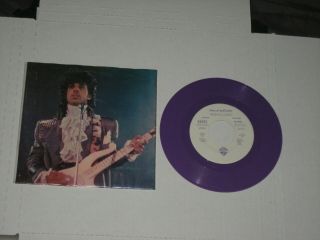 45rpm Prince Purple Rain (purple Vinyl) Warner Bros.  7 - 29174