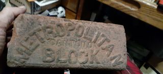 Antique Paving Paver Street Brick,  Metropolitan Block,  Ohio.  From Old Chicago