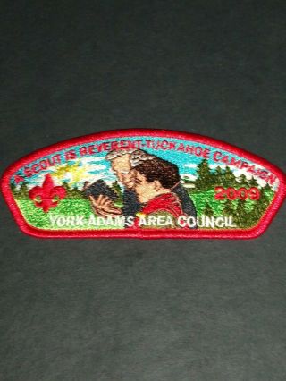 York - Adams Area Council 2009 Camp Tuckahoe Campaign " A Scout Is Reverent " Csp