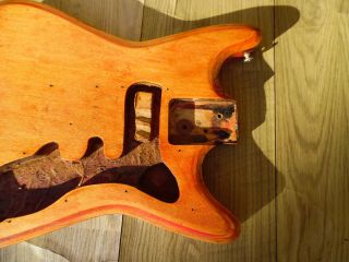 1960 ' S VINTAGE KAY Vanguard ELECTRIC GUITAR BODY - PROJECT 2