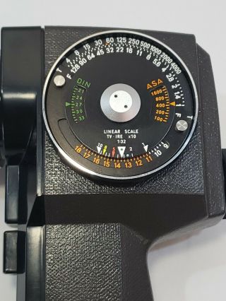 Vintage Asahi Pentax Spotmeter 1°/21° Light Meter Japan No 68412 W/ Leather Case 3