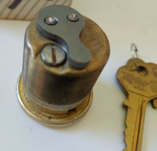 Taylor Brass Cylinder Lock w/2 Keys 3