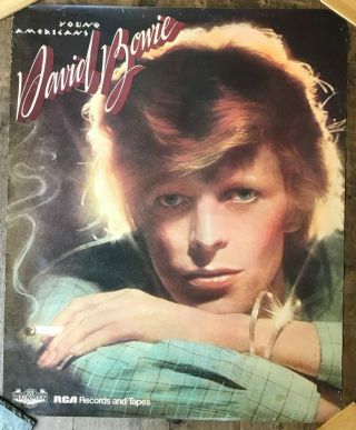 David Bowie 1974 Young Americans 24.  5x30 Poster Vintage Rca Promo