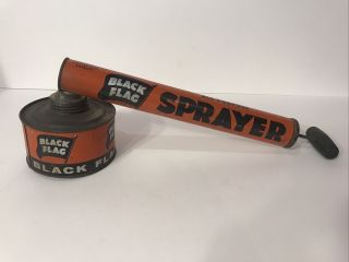 Vintage Black Flag Bug Pump Sprayer 1 Pint