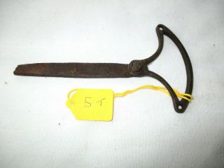 5t Antique Brass Servant Or Door Bell Cable Wire Crank Or Hinge