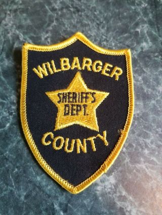 Vintage Wilbarger County Sheriff’s Department Texas Patch