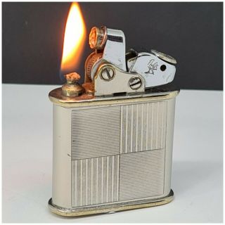 Briquet Essence Thorens Oriflam,  Taxe Belge - Vintage Petrol Lighter - 打火机