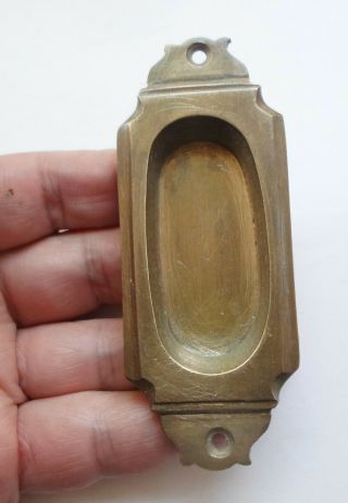 Vintage Solid Brass Pull Handle For Slide Door