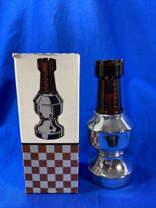Vintage Avon The Rook 2 Chess Wild Country After Shave Empty Bottle 3 Fl Oz