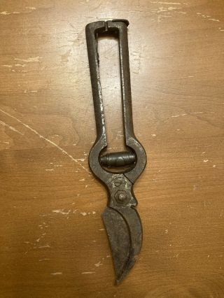 Vintage Rare Sammans Pruning Shears Made In Italy