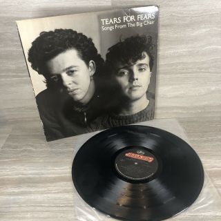 Tears For Fears - Songs From The Big Chair Lp Vinyl 1985 Mercury 824 300 - 1 M - 1 Bm3