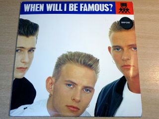 Ex/ex - Bros/when Will I Be Famous?/1988 Epic 12 " Single/usa Issue