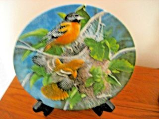 Knowles The Baltimore Oriole Collector Plate - 1985