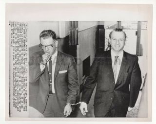Jack Ruby - Jfk Assassination - Vintage 8x10 Wire Service Photograph