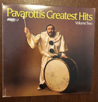 Luciano Pavarotti’s Greatest Hits Volume Two 2 Opera Classical Lp Pav2006 Nm