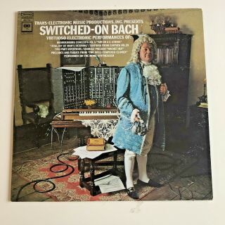 Walter Wendy Carlos Switched - On Bach Vinyl Lp Record Album Early Press Moog