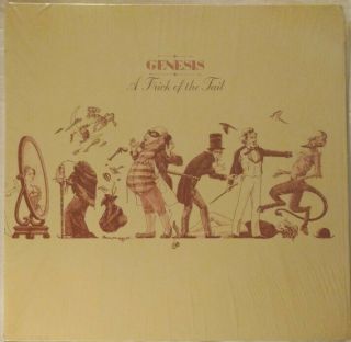 Genesis " A Trick Of The Tail " 1976 Lp (sd 36 - 129) Gatefold Shrink Wrap Vg,