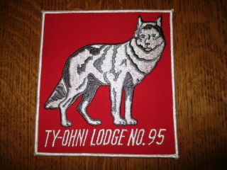 Boy Scout Oa Ty - Ohni Lodge 95 J2 Jacket Patch Otetiana Council,  Ny