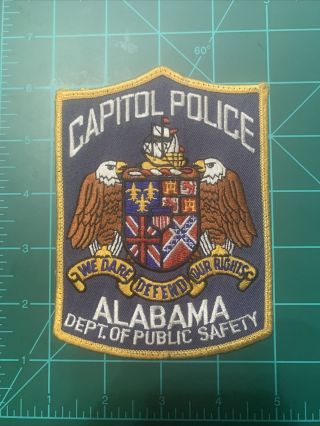 Capitol Police Alabama Department Of Public Safety Patch