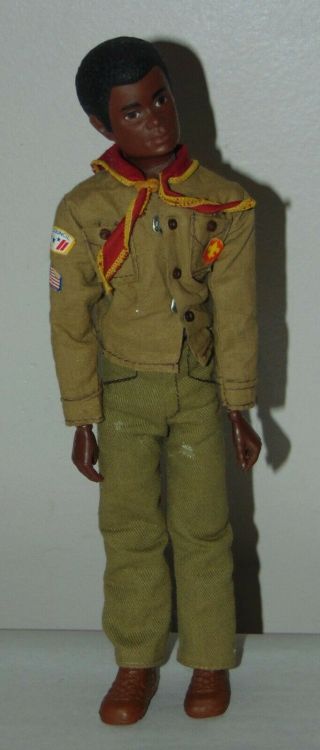 Vtg Kenner Boy Scouts Doll African American Steve Action 9 1/2 " Doll