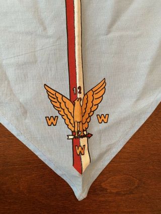 Vintage Bsa Order Of The Arrow Lodge Neckerchief Baltimore,  Md Nentico Lodge 12