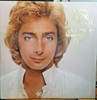 Barry Manilow Greatest Hits 1978 Vintage Vinyl Double Record Album Black Label