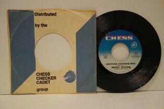 Nm Muddy Waters 45rpm Chess Records 1973 " Hootchie Kootchie Man " Corine,  Corina "