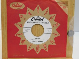 Skeets McDonald rockabilly 45 You Gotta Be My Baby bw Somebody on Capitol 2