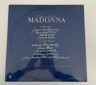MADONNA - TRUE BLUE Vinyl LP 2