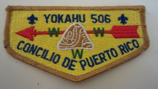 Oa Yokahu Lodge 506 Flap S5a Puerto Rico