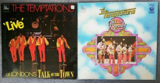 The Temptations - - 2x Vinyl Lps Get Ready And Live At London 