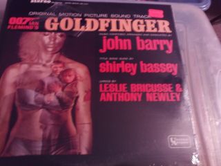 Factory Vintage Album James Bond Movie Soundtrack Goldfinger
