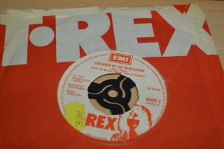 T Rex Children Of The Revolution 7 " Single Emi Marc 2 1972