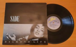 Sade - Diamond Life 12 " Vinyl Lp Record,  1984,  Epic Records,