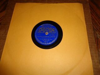 1937 Decca Sunburst Lb.  Jazz 78/willie Smith And His Cubs/e