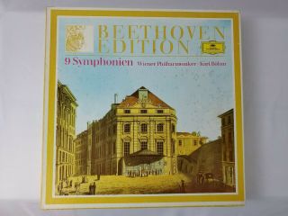 Beethoven Edition 9 Symphonien Karl Bohm 8 Vinyl Lp Box Set Germany -