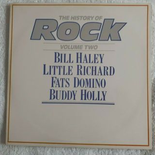 The History Of Rock - Vol Two Lp,  Bill Haley,  Little Rich,  Fats Domino,  Buddy Holly