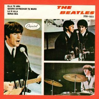 The Beatles She Loves You Mexico Ep Capitol Epem 10033 W/pic Slv