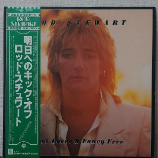 Rod Stewart Foot Loose & Fancy Warner P - 6549w Japan Obi Vinyl Lp