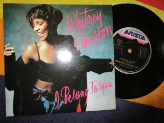 Whitney Houston ‎– I Belong To You Label: Arista 114 727 Vinyl 7inch 45 Single
