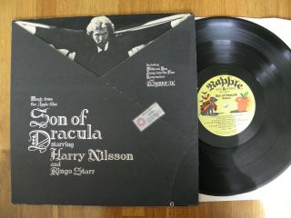 Son Of Dracula Harry Nilsson & Ringo Starr,  Iron On Vinyl Lp Vg,  / Vg,