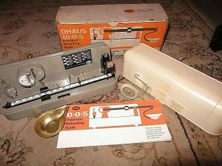 Vintage Ohaus 10 - 0 - 5 1005 Precision Reloading Scale