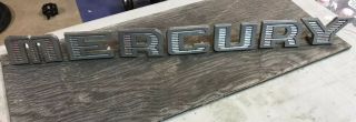 Vintage MERCURY Truck OEM Letters EMBLEMS BADGE SYMBOL LOGO | #48712677