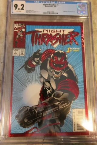 Night Thrasher 1 Marvel 1993 Cgc 9.  2 Red Prism Foil Cover